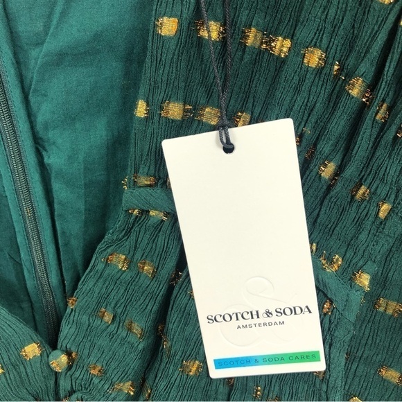 Scotch and Soda Dress Evermore Era Green M - Picture 7 of 11